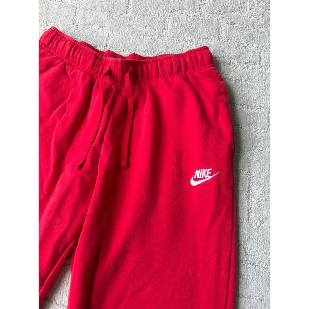 Nike Fleece Jogger Sweatpants Mens Embroidered Swoosh Y2K